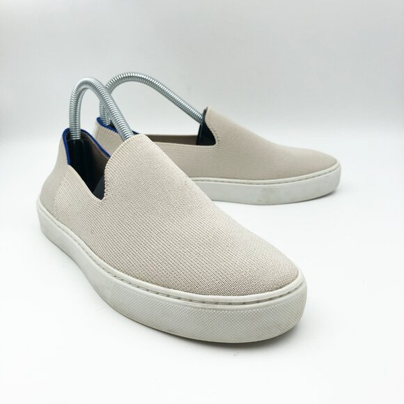 ROTHY'S The Original Slip On Sneaker In Neutral Womens 8 - Picture 1 of 11